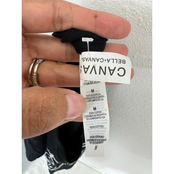 Bella + Canvas “Coffee Makes Me Feel Less Murdery” Graphic Tee | Size M - Picture 4 of 5